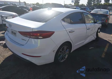 2017 Hyundai Elantra Limited из США, поврежденный, VIN 5NPD84LF3HH073704